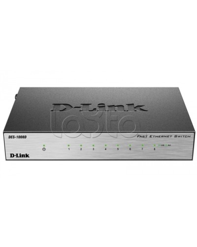 Коммутатор D-Link DES-1008D/L2B в Новочеркасске Коммутаторы Pintop.ru